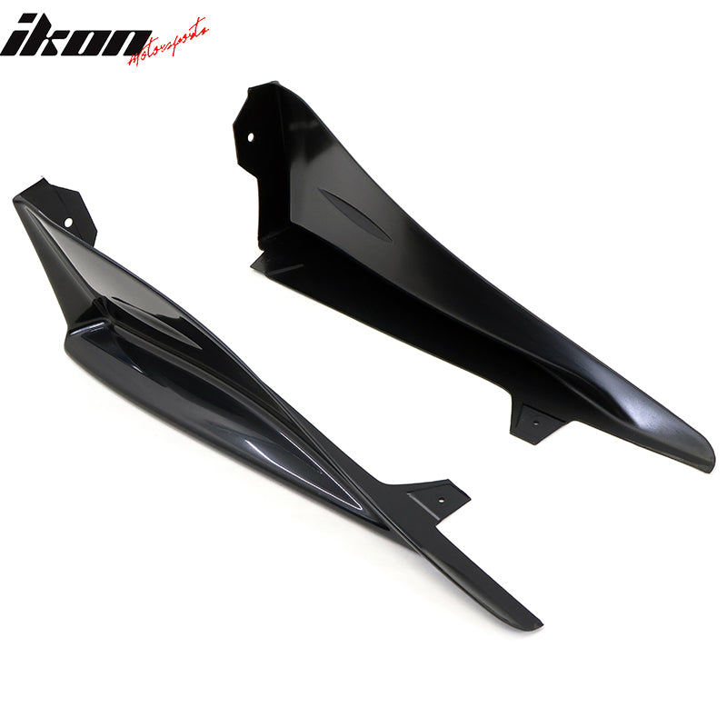 Fits 22-26 Toyota GR86/Subaru BRZ STI Rear Side Skirts Strakes Splash Corner ABS