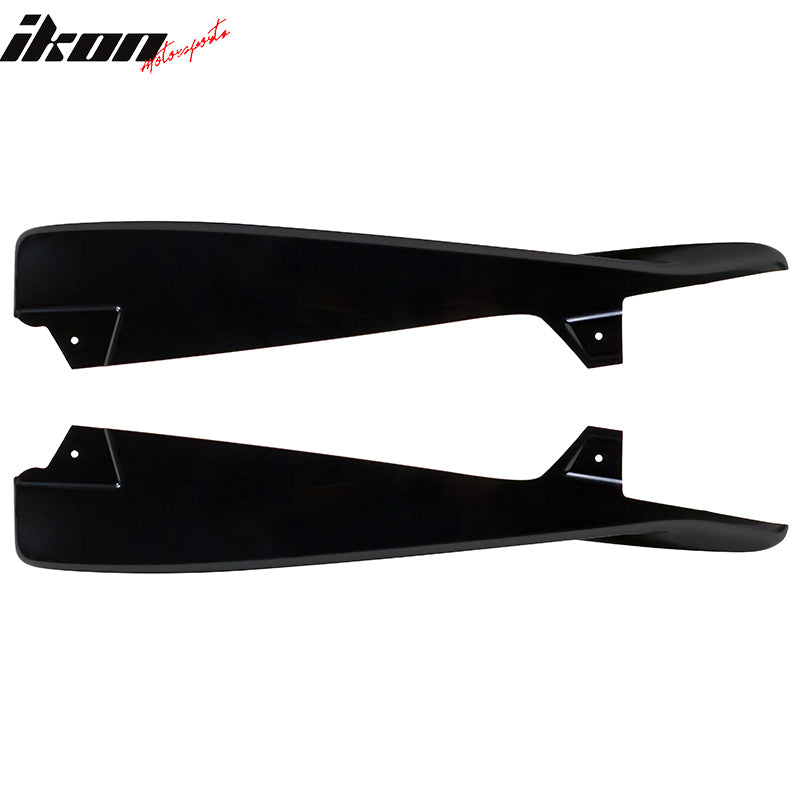 Fits 22-26 Toyota GR86/Subaru BRZ STI Rear Side Skirts Strakes Splash Corner ABS