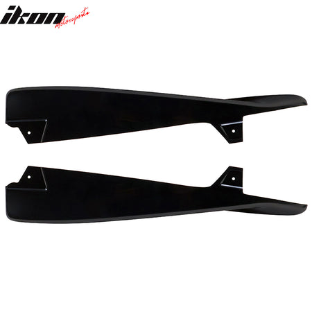 Fits 22-26 Toyota GR86/Subaru BRZ STI Rear Side Skirts Strakes Splash Corner ABS