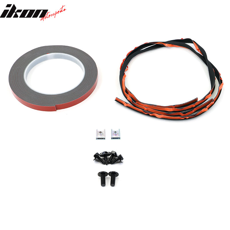 Fits 22-26 Toyota GR86/Subaru BRZ STI Rear Side Skirts Strakes Splash Corner ABS