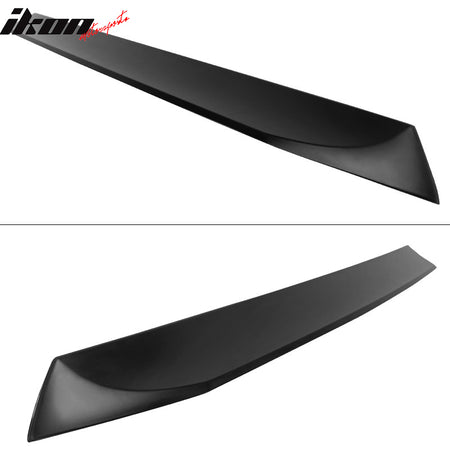 Fits 22-26 Toyota GR86/Subaru BRZ Unpainted Black IKON Roof TRD Trunk Spoiler