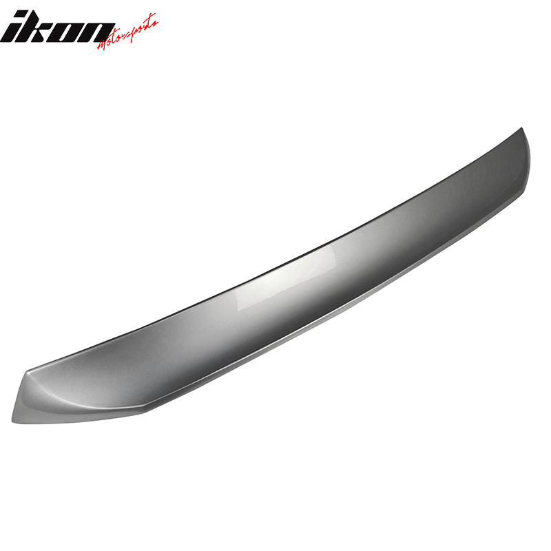 Fits 22-26 Toyota GR86/Subaru BRZ #G1U Silver IKON Roof TRD Trunk Spoiler ABS
