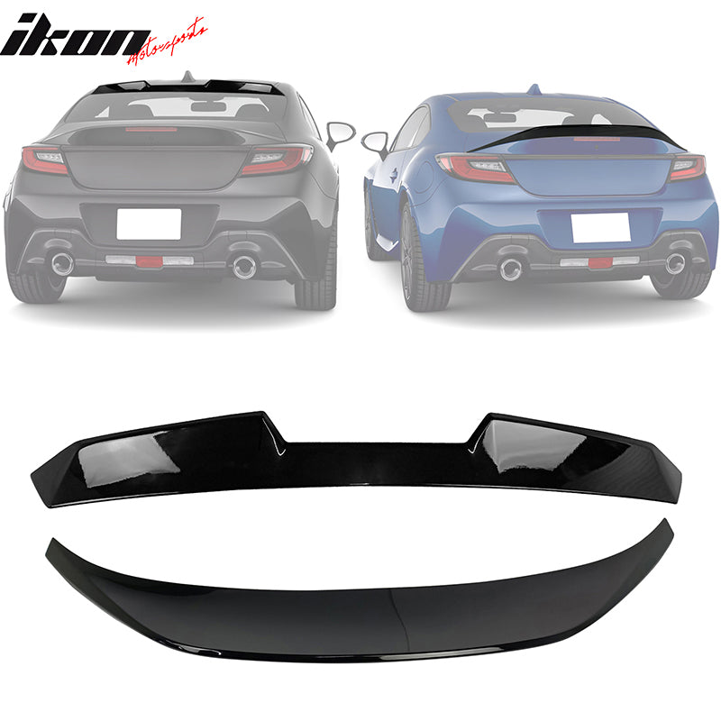 2022-2026 Subaru BRZ GR86 #D4S Black V Roof + TRD Trunk Spoiler ABS