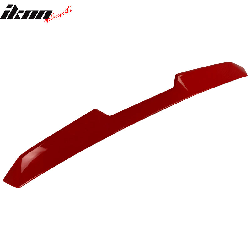 Fits 22-26 Toyota GR86/Subaru BRZ #DCK Red V Style Roof TRD Trunk Spoiler ABS