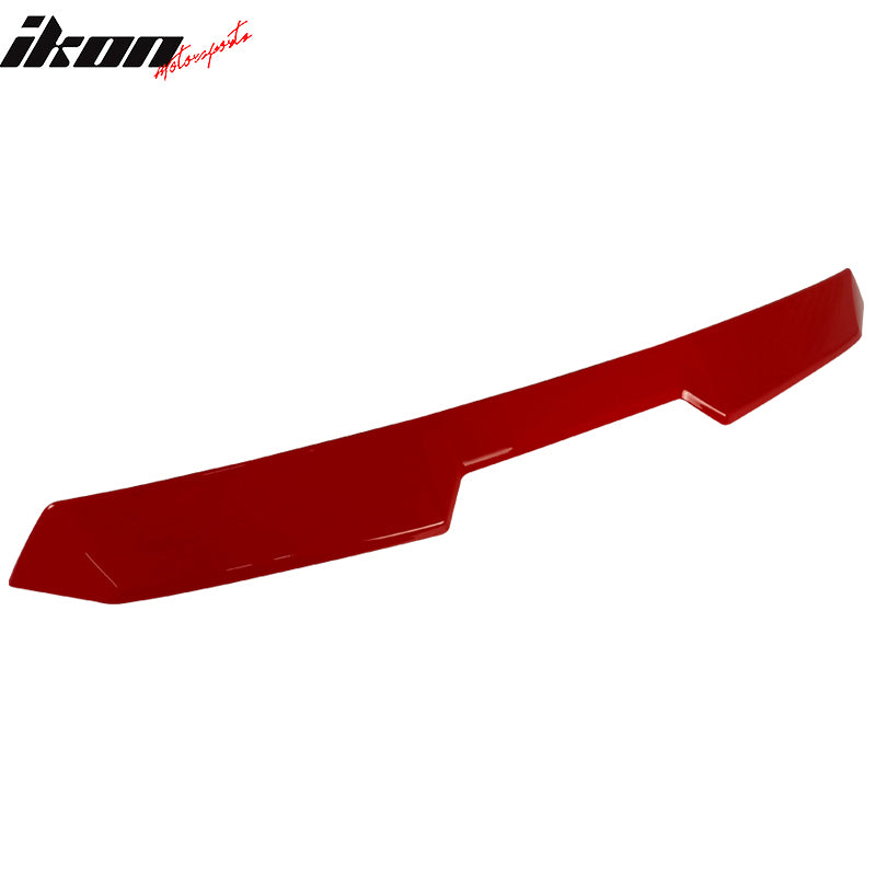 Fits 22-26 Toyota GR86/Subaru BRZ #DCK Red V Style Roof TRD Trunk Spoiler ABS