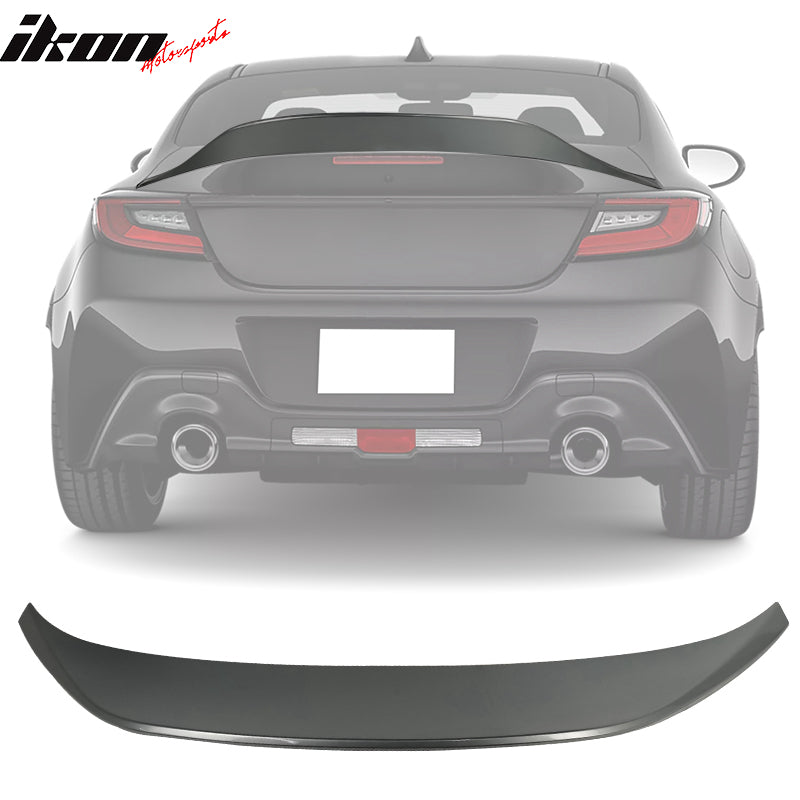 Fits 22-26 Toyota GR86/Subaru BRZ #G1U Silver V Style Roof TRD Trunk Spoiler