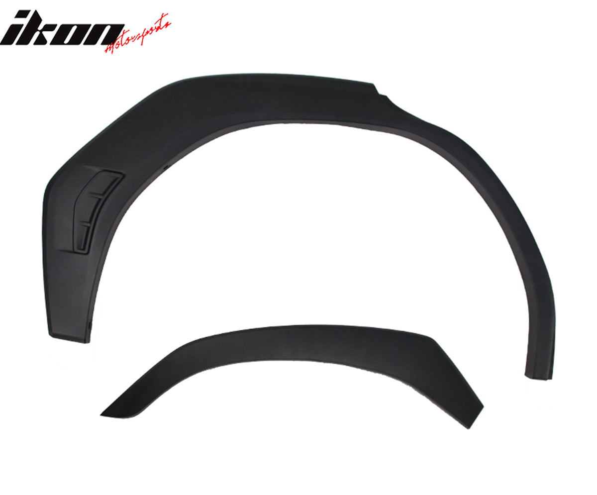 Fits 22-25 Subaru WRX Sedan 4DR Fender Flares Wheel Covers Matte Black PP 8PCS