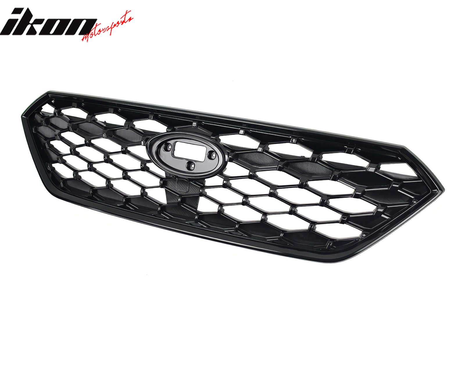 Fits 22-25 Subaru WRX JDM 1 Style Front Bumper Grille Replacement Gloss Black