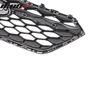 Fits 22-25 Subaru WRX JDM 1 Style Front Bumper Grille Replacement Gloss Black