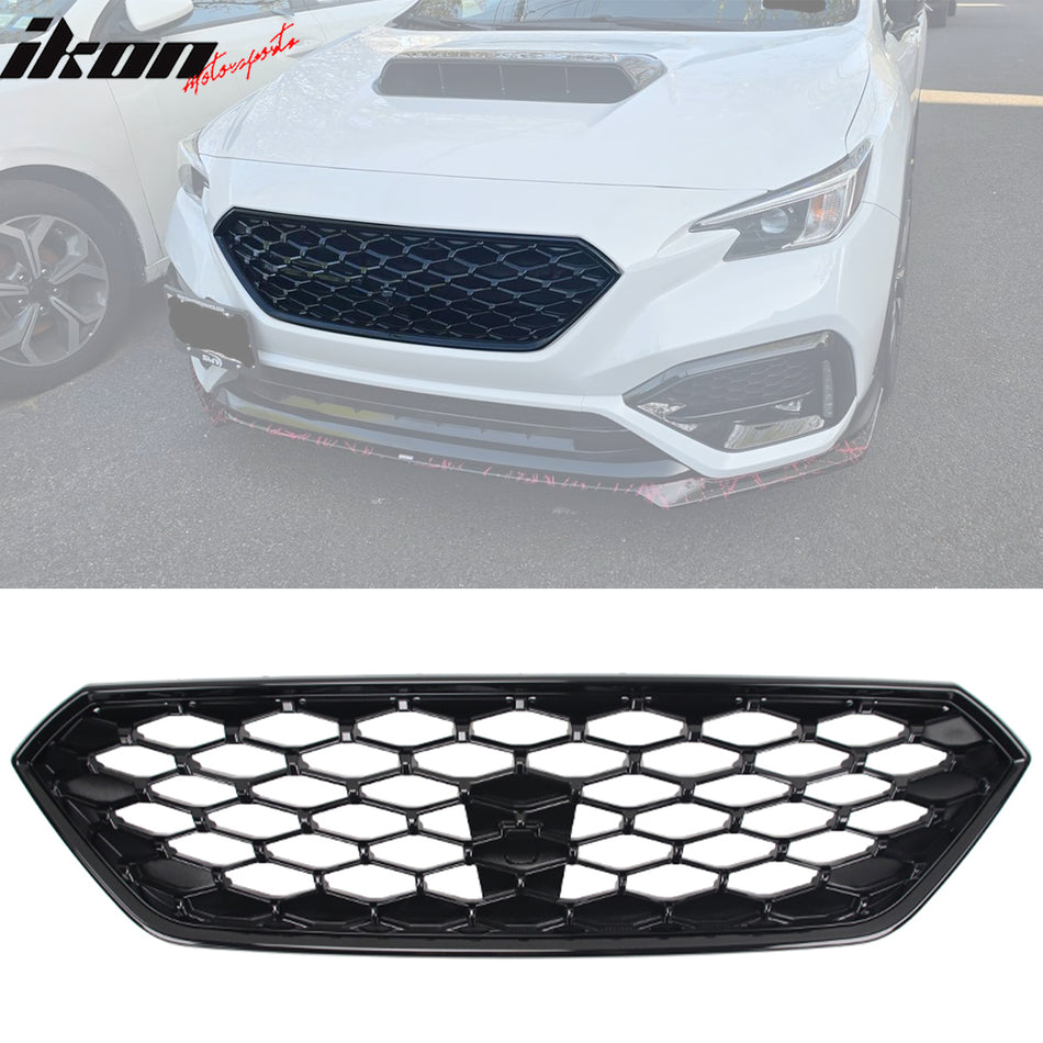 2022-2025 Subaru WRX Gloss Black JMD 2 Style Front Bumper Grille ABS