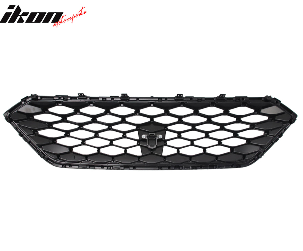 Fits 22-25 Subaru WRX 4DR JMD 2 Style Front Bumper Upper Grille ABS Gloss Black