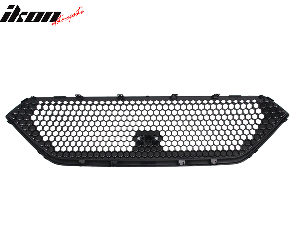 Fits 22-25 Subaru WRX 4DR Sport Style Front Bumper Upper Grille ABS Gloss Black