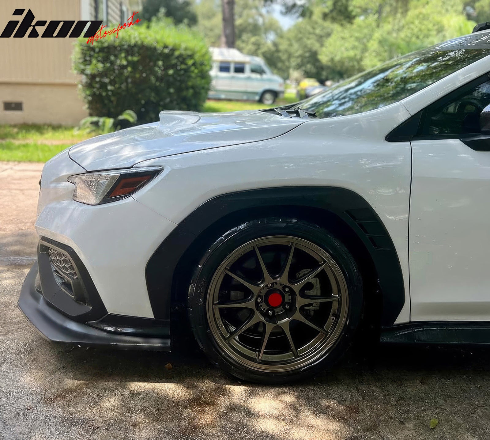 Fits 22-26 Subaru WRX IK6 Style Front Bumper Lip Lower Spoiler Kit