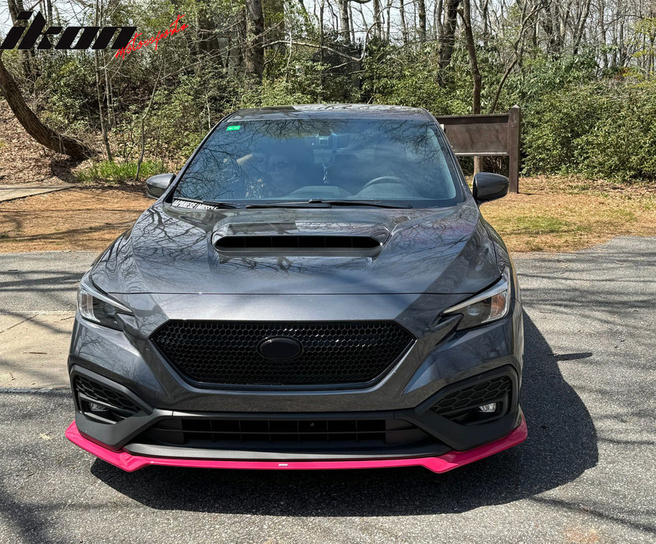 IKON MOTORSPORTS Front Upper Grille, Compatible with 2022-2026 Subaru WRX, Honeycomb Style Gloss Black ABS Plastic Replacement Front Bumper Hood Grill 1PC