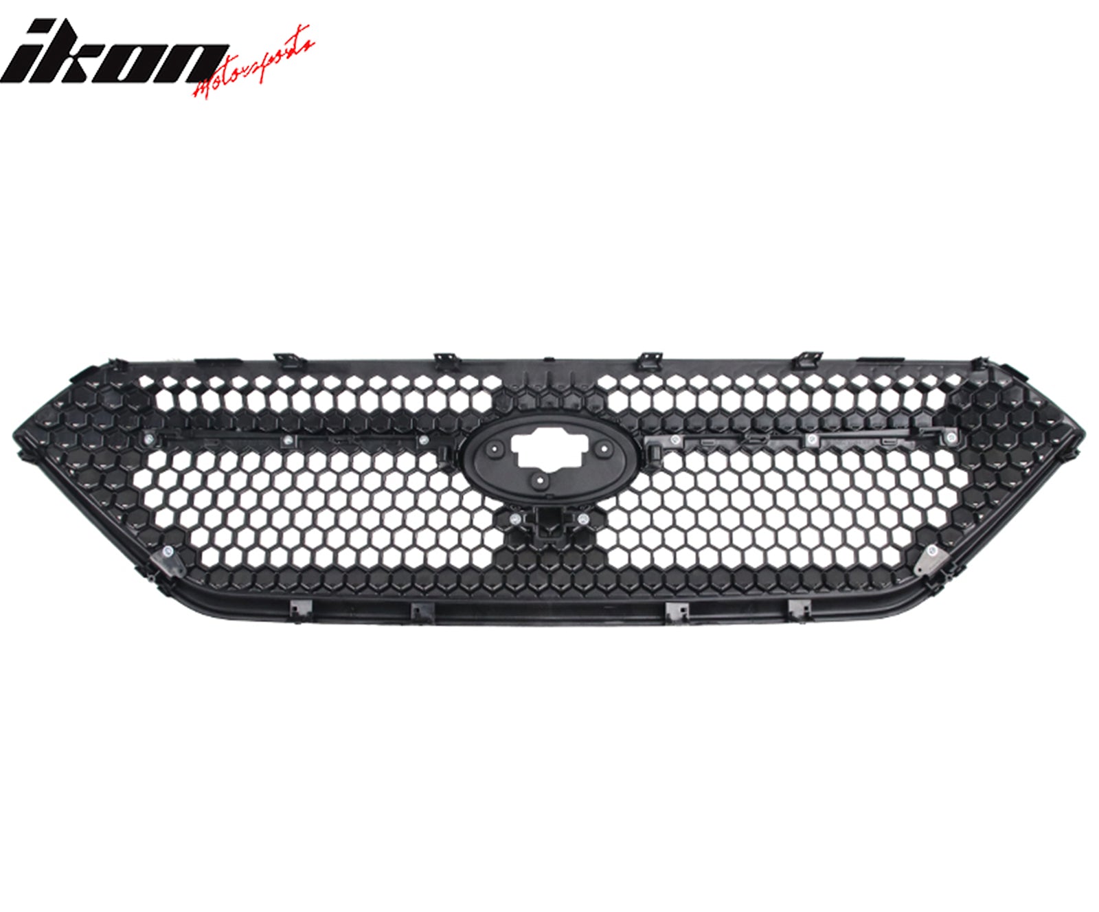 Fits 22-26 Subaru WRX Honeycomb Style Front Bumper Upper Grille ABS Gloss Black