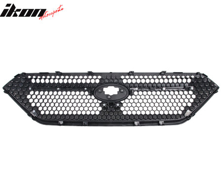 Fits 22-26 Subaru WRX Honeycomb Style Front Bumper Upper Grille ABS Gloss Black
