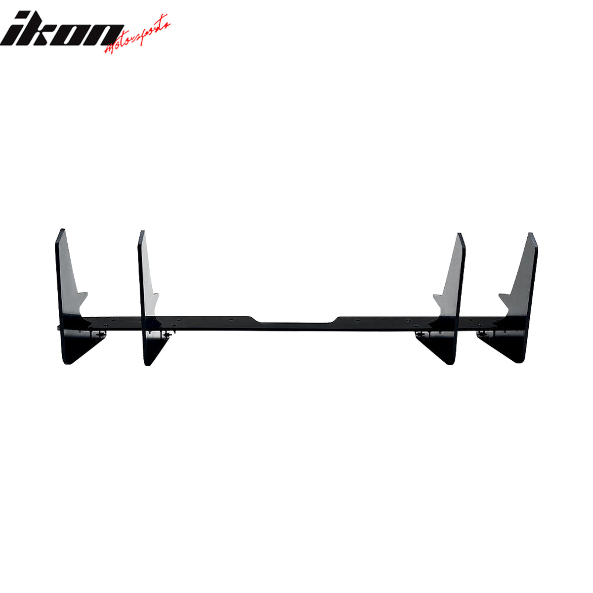 Fits 22-26 Subaru WRX IKON Style Rear Bumper Diffuser W/ 4-Fin ABS Gloss Black