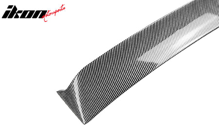 Fits 22-25 Subaru WRX IKON Carbon Fiber Print Rear Window Roof Spoiler Wing ABS