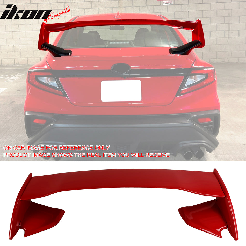 2022-2025 Subaru WRX VB STI Style Painted #DCK Red 5PCS Trunk Spoiler