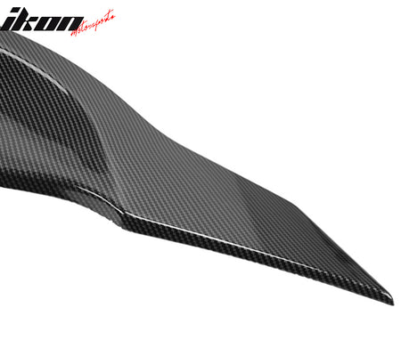 Fits 22-25 Subaru WRX 5th R Style Carbon Fiber Print Rear Trunk Spoiler Wing ABS