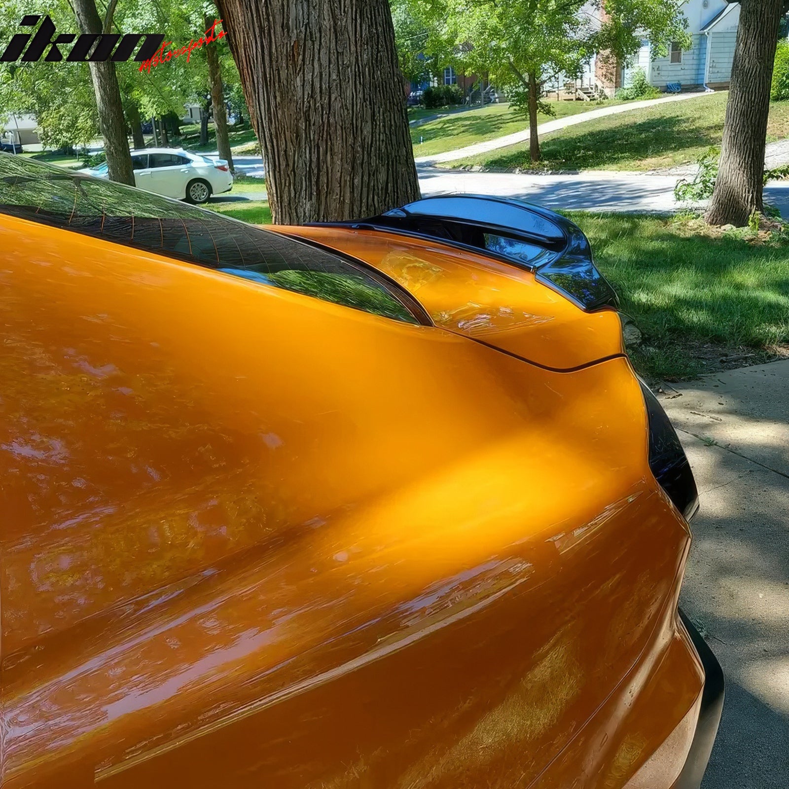 Fits 22-25 Subaru WRX 5th Sedan R Style Gloss Black Rear Trunk Spoiler Wing ABS