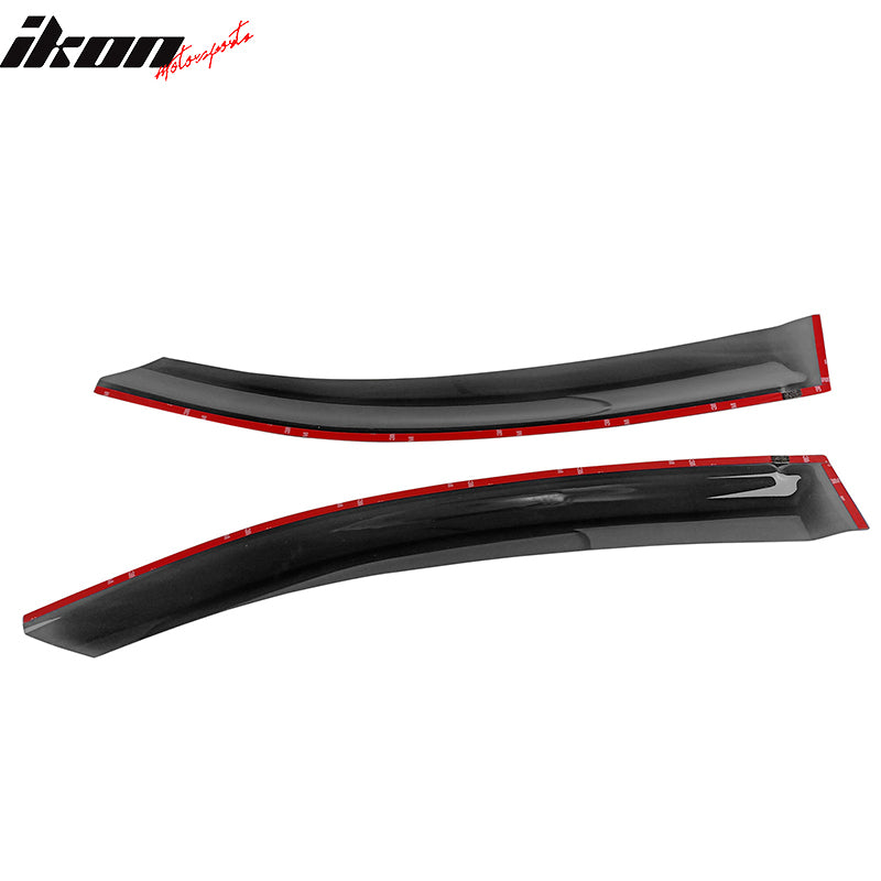 Fits 22-25 Subaru WRX 5th Window Visors Sun Rain Vent Guards Deflectors Tape-On