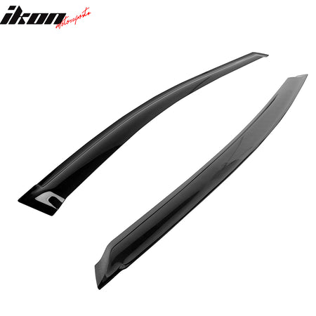 Fits 22-25 Subaru WRX 5th Window Visors Sun Rain Vent Guards Deflectors Tape-On