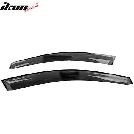 Fits 22-25 Subaru WRX 5th Window Visors Sun Rain Vent Guards Deflectors Tape-On