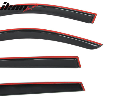 2022 - 2025 Toyota Corolla Cross 4PCS Tape on Window Visors Sun GuardsIkon Motorsports