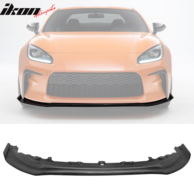 Fits 22-26 Toyota GR86 Front Bumper Lip GR Style Spoiler Splitter