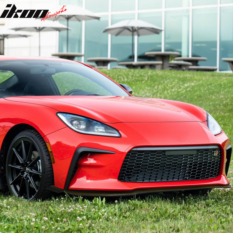 Fits 22-26 Toyota GR86 Front Bumper Lip GR Style Spoiler Splitter Unpainted PU