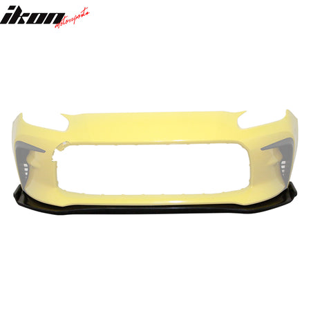 Fits 22-26 Toyota GR86 Front Bumper Lip GR Style Spoiler Splitter Unpainted PU