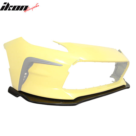 Fits 22-26 Toyota GR86 Front Bumper Lip GR Style Spoiler Splitter Unpainted PU