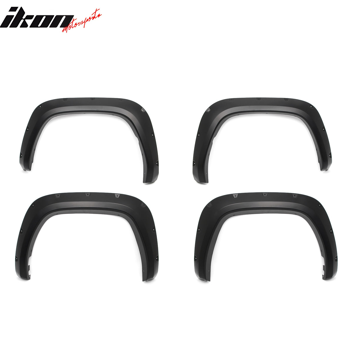 For 22-25 Toyota Tundra Fender Flares Pocket Style Wheel Arch Cover PP 4PCS Trim