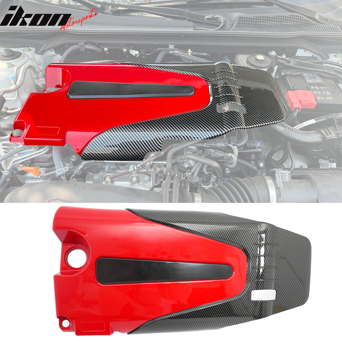 Fits 22-26 Honda Civic 11th Gen Engine Bay Side Panel +Type R Engine Valve Cover