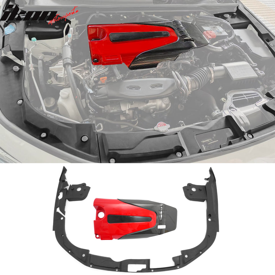 2022-2026 Honda Civic Black PP Engine Bay Type R Engine Valve Cover ABS