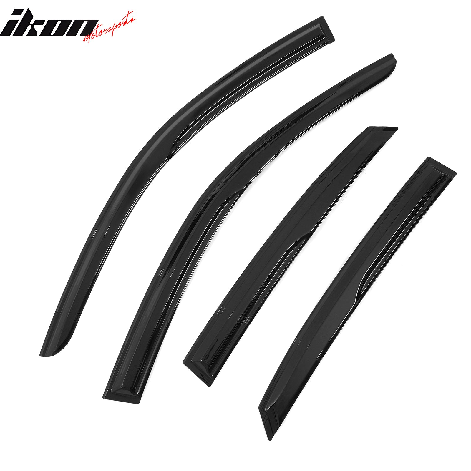 Fits 22-26 Honda Civic Hatchback Window Visors Mugen Style Rain