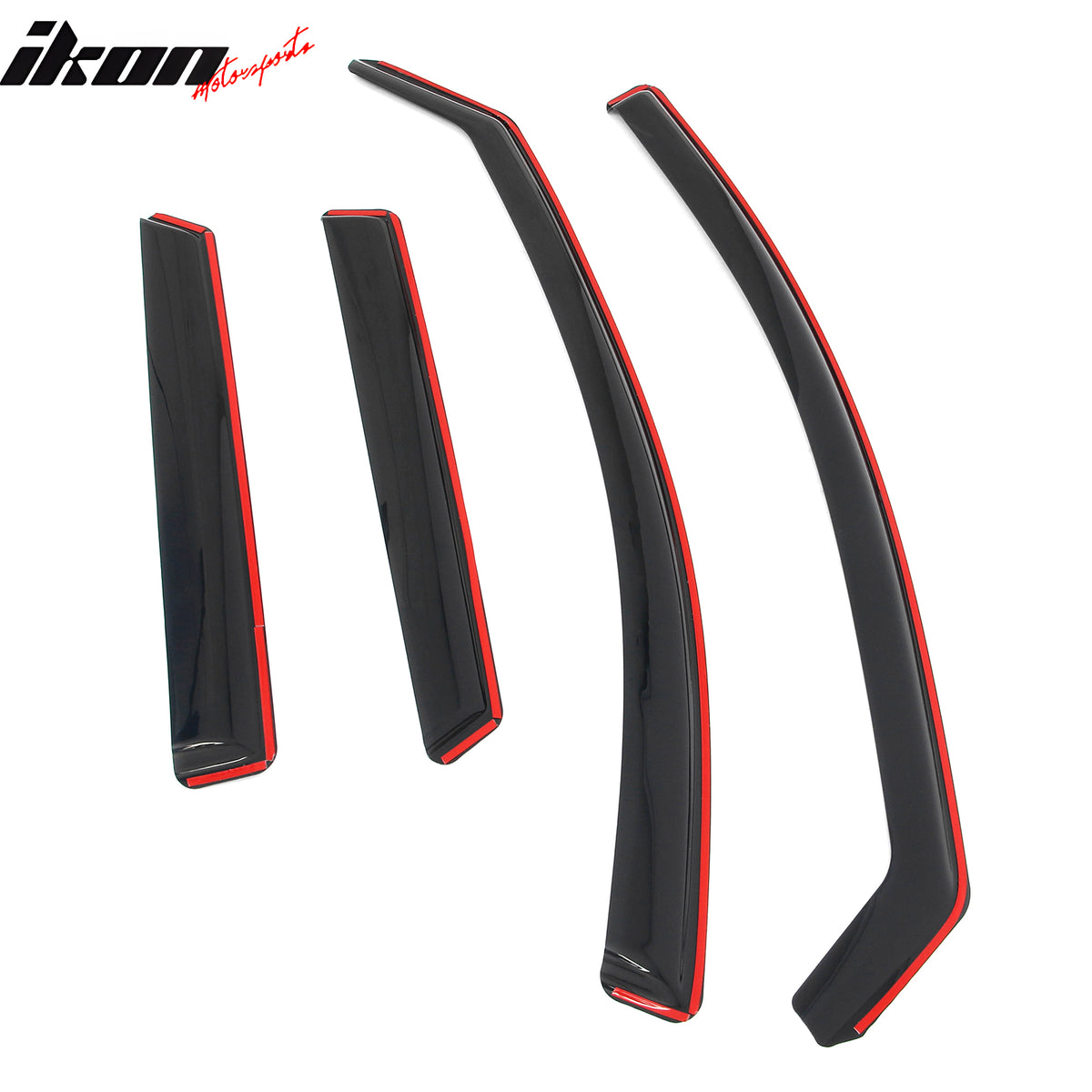 Fits 22-26 Hyundai Santa Cruz In-Channel Window Visors Rain Guards Deflectors