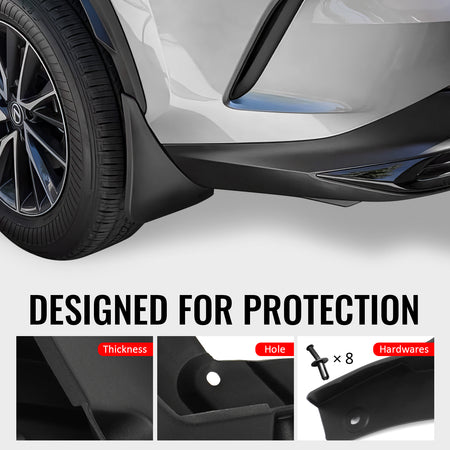 Fits 22-26 Lexus NX250 Front Rear Fender Mud Flaps Wheel Arch Splash Guards PP
