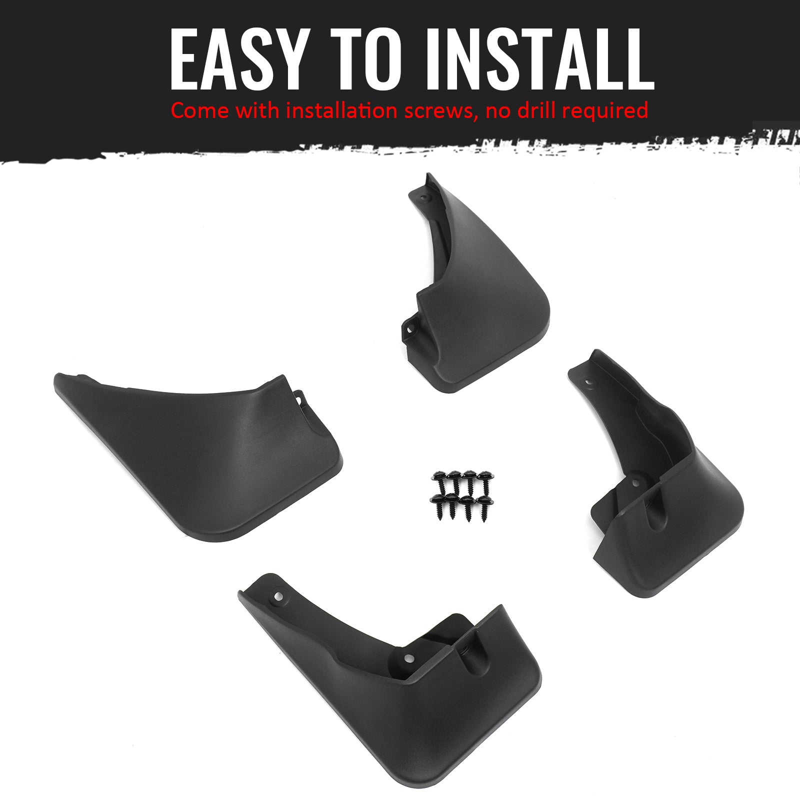 Fits 22-26 Lexus NX250 Front Rear Fender Mud Flaps Wheel Arch