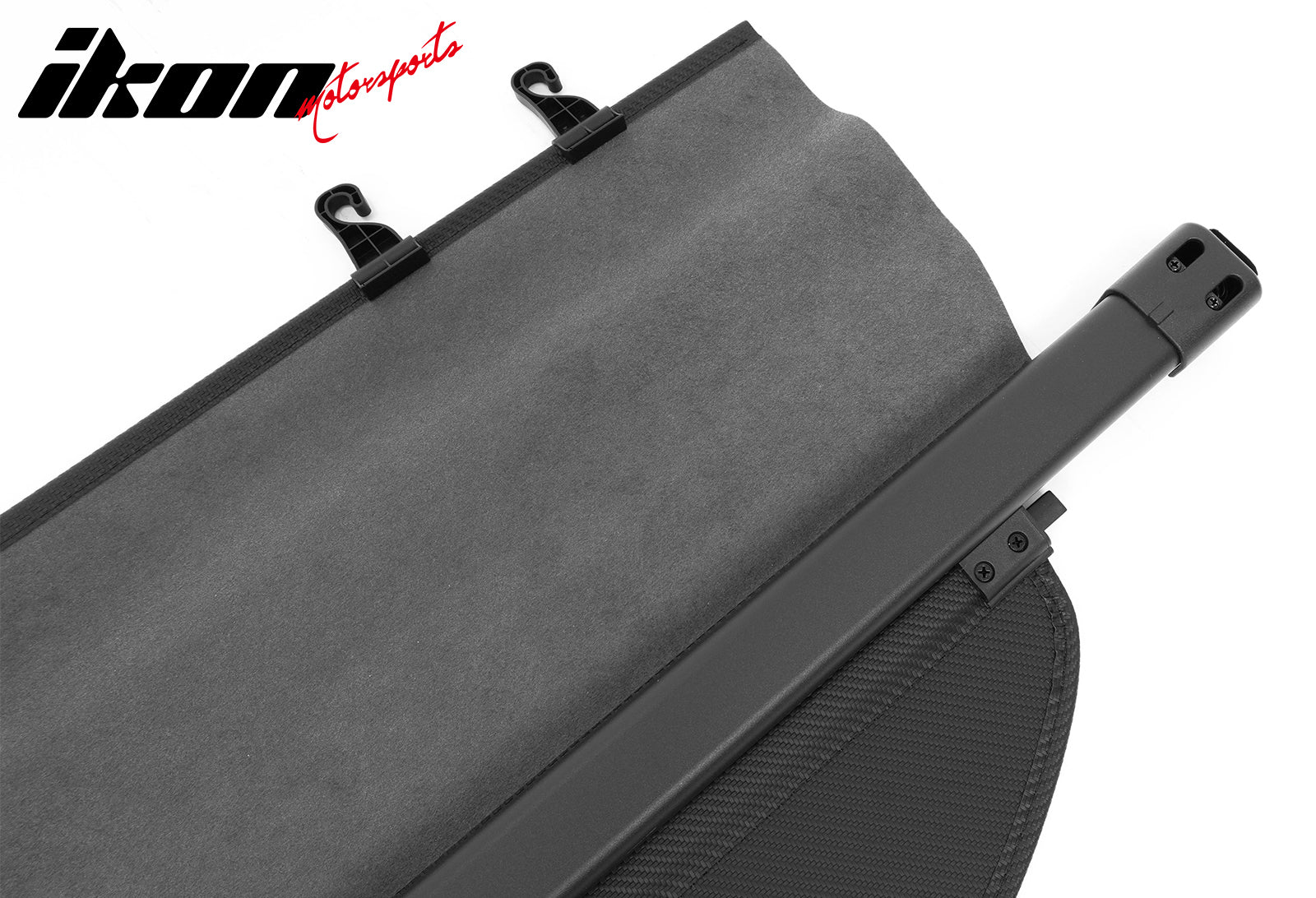 Fits 22-26 Mitsubishi Outlander & PHEV Rear Cargo Cover Carbon Fiber Texture
