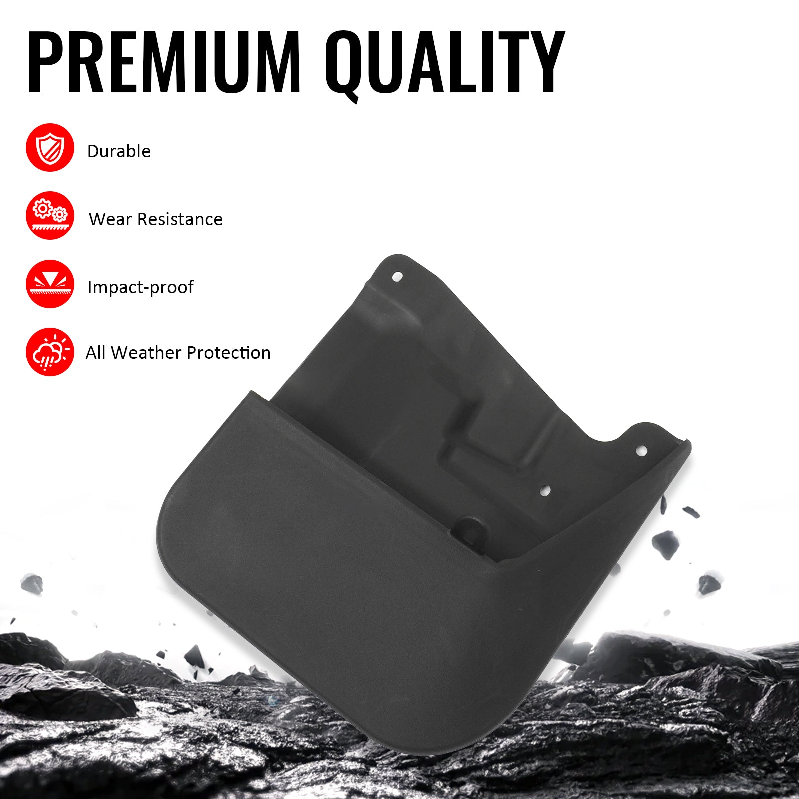 Fits 22-26 Toyota Tundra Front Rear Fender Mud Flaps Wheel Arch
