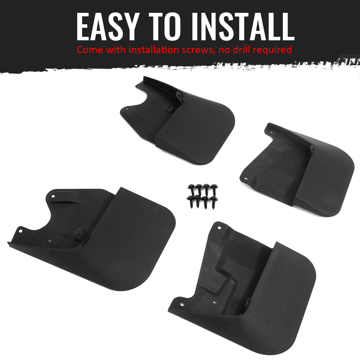 Fits 22-26 Toyota Tundra Front Rear Fender Mud Flaps Wheel Arch Splash Guards PP