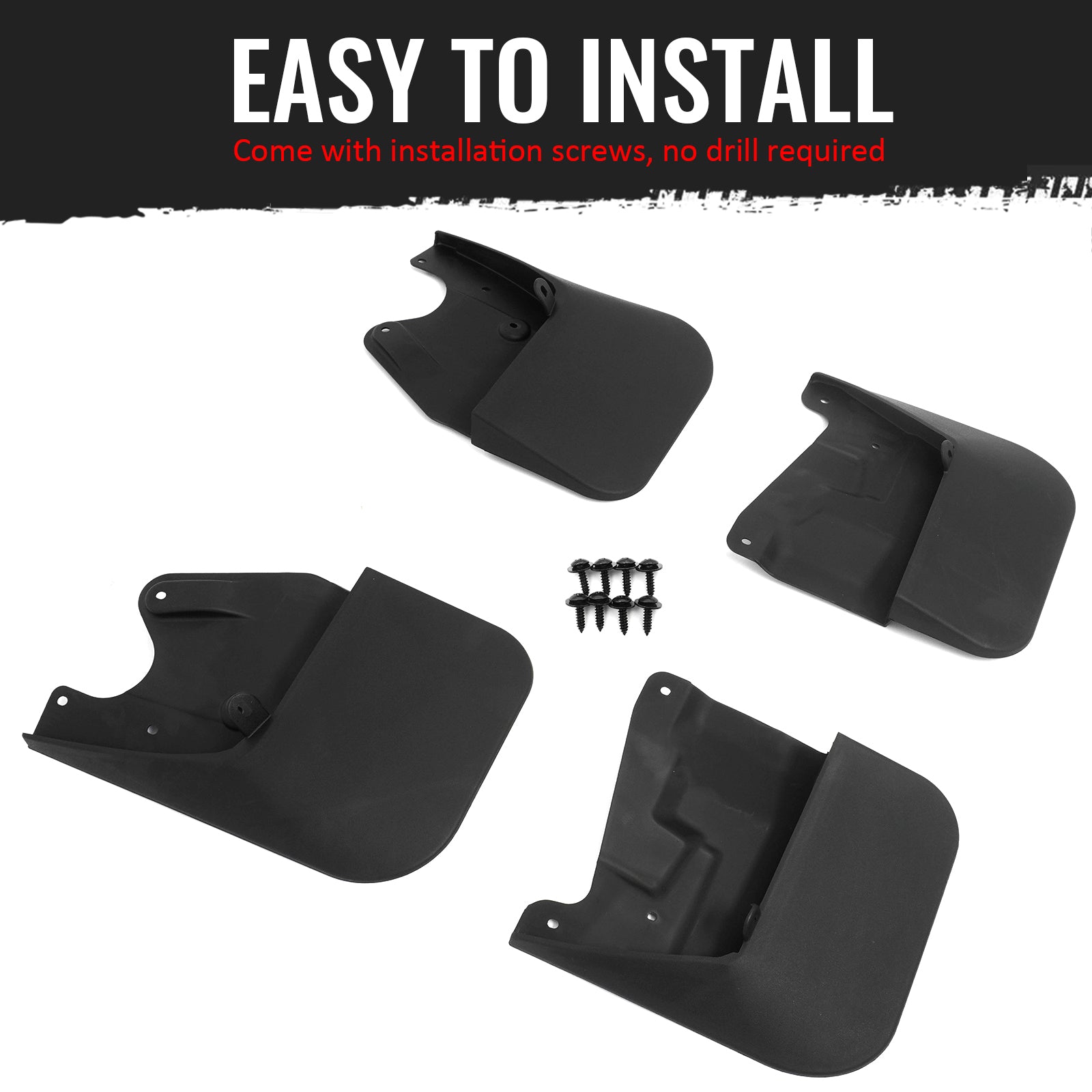 Fits 22-26 Toyota Tundra Front Rear Fender Mud Flaps Wheel Arch Splash Guards PP