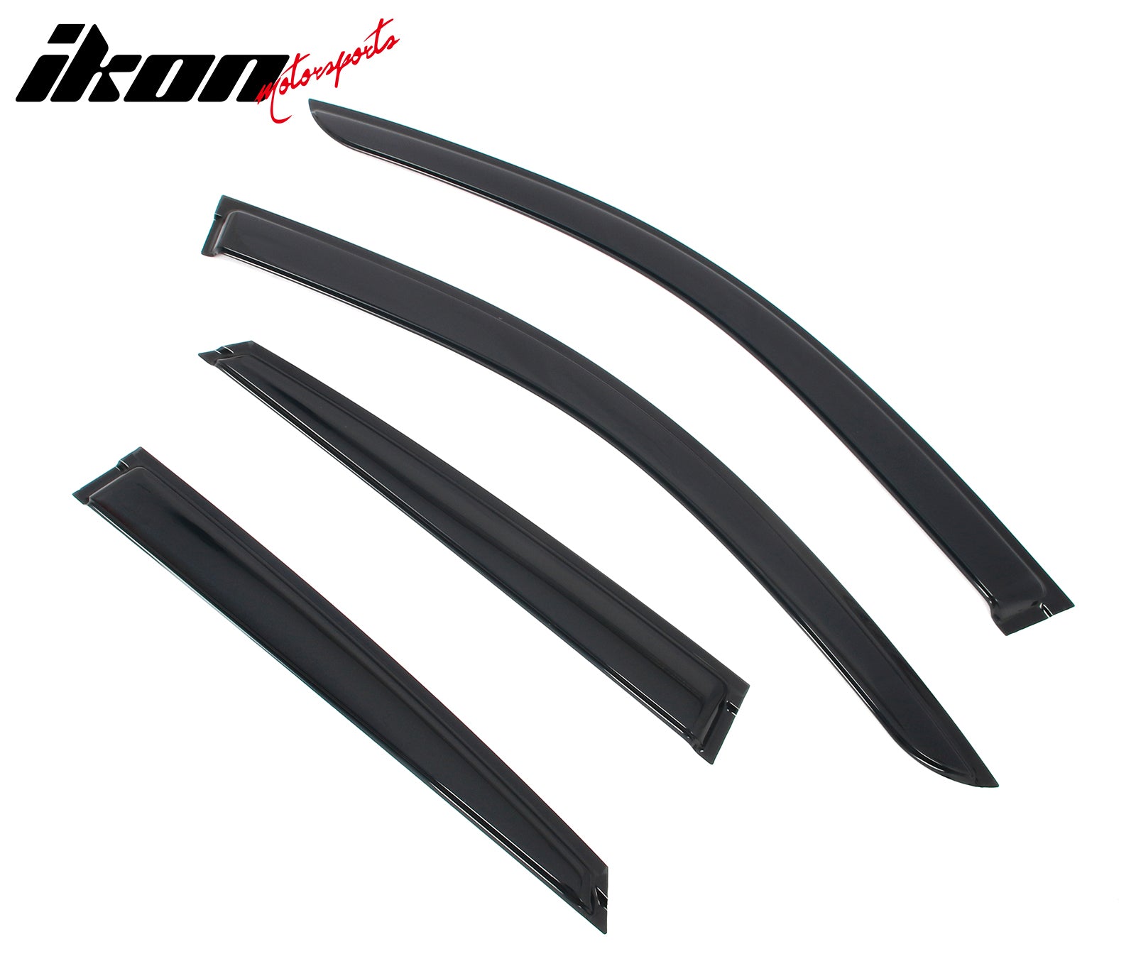 Fits 22-26 Genesis GV70 & Electrified Window Visors Vent Rain Sun Guards Tape-On