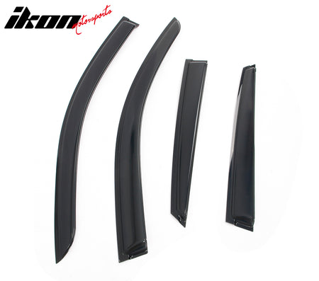 Fits 22-26 Genesis GV70 & Electrified Window Visors Vent Rain Sun Guards Tape-On