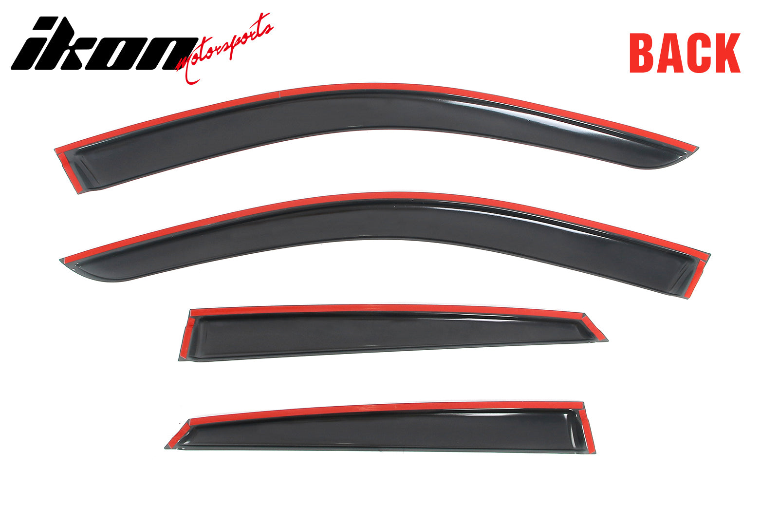 Fits 22-26 Genesis GV70 & Electrified Window Visors Vent Rain Sun Guards Tape-On