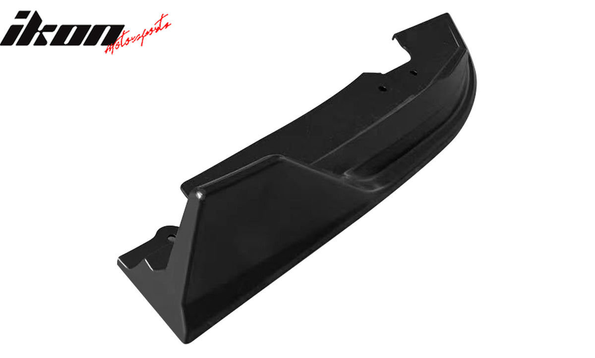 For 22-26 Honda Civic 11th FE-C Style Rear Bumper Lip Diffuser Apron Matte Black