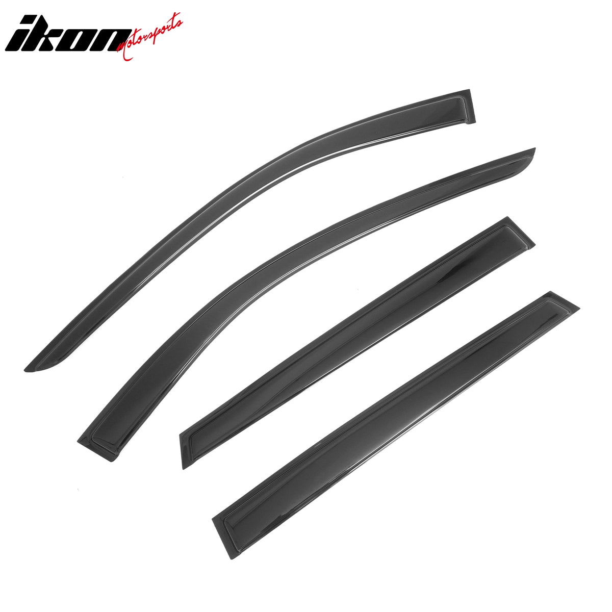 Fits 22-26 Infiniti QX60 Window Visors 4PCS Smoke Acrylic Rain Sun Wind Guards