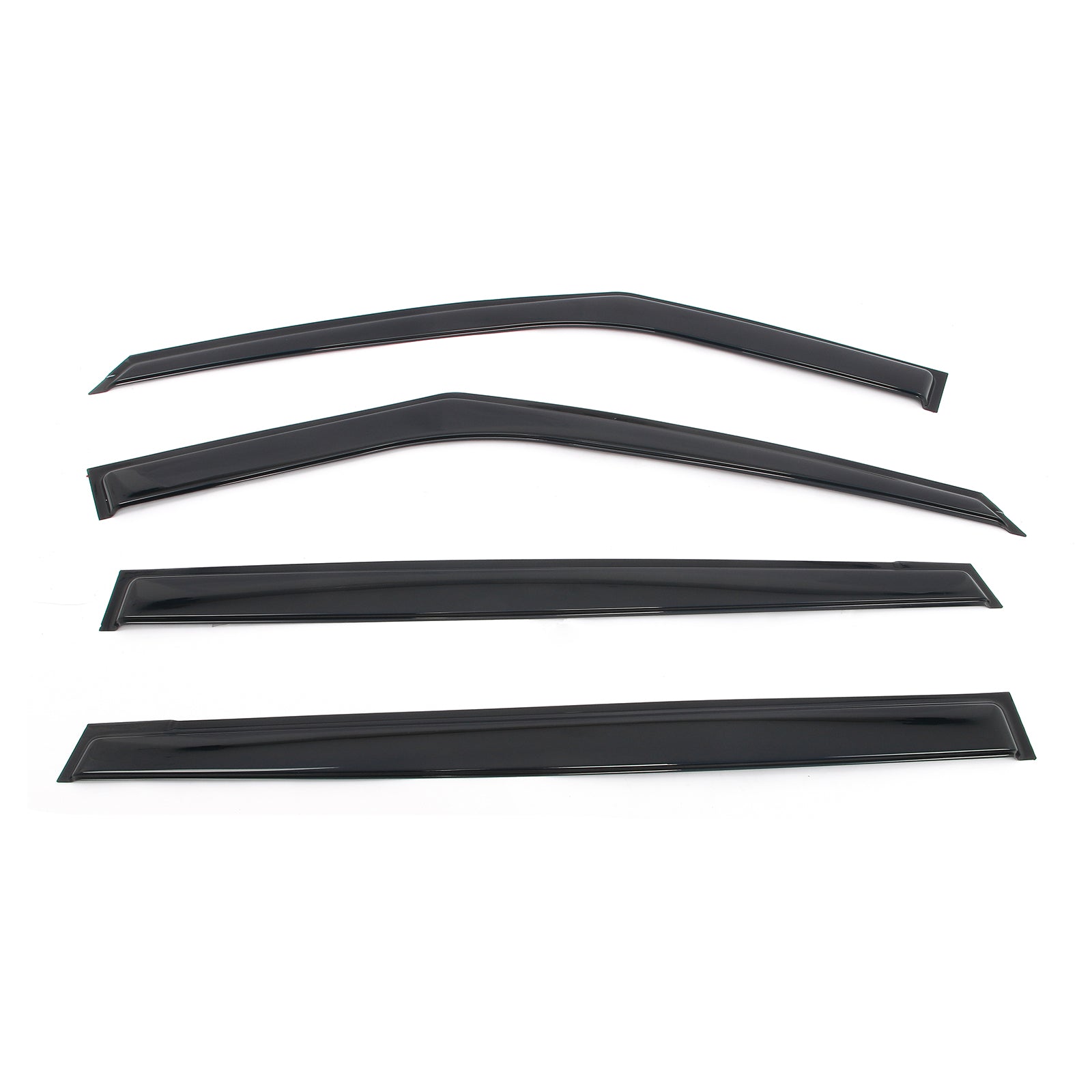 Fits 22-26 Kia Carnival Window Visors Vent Rain Sun Guards Deflectors Tape-On